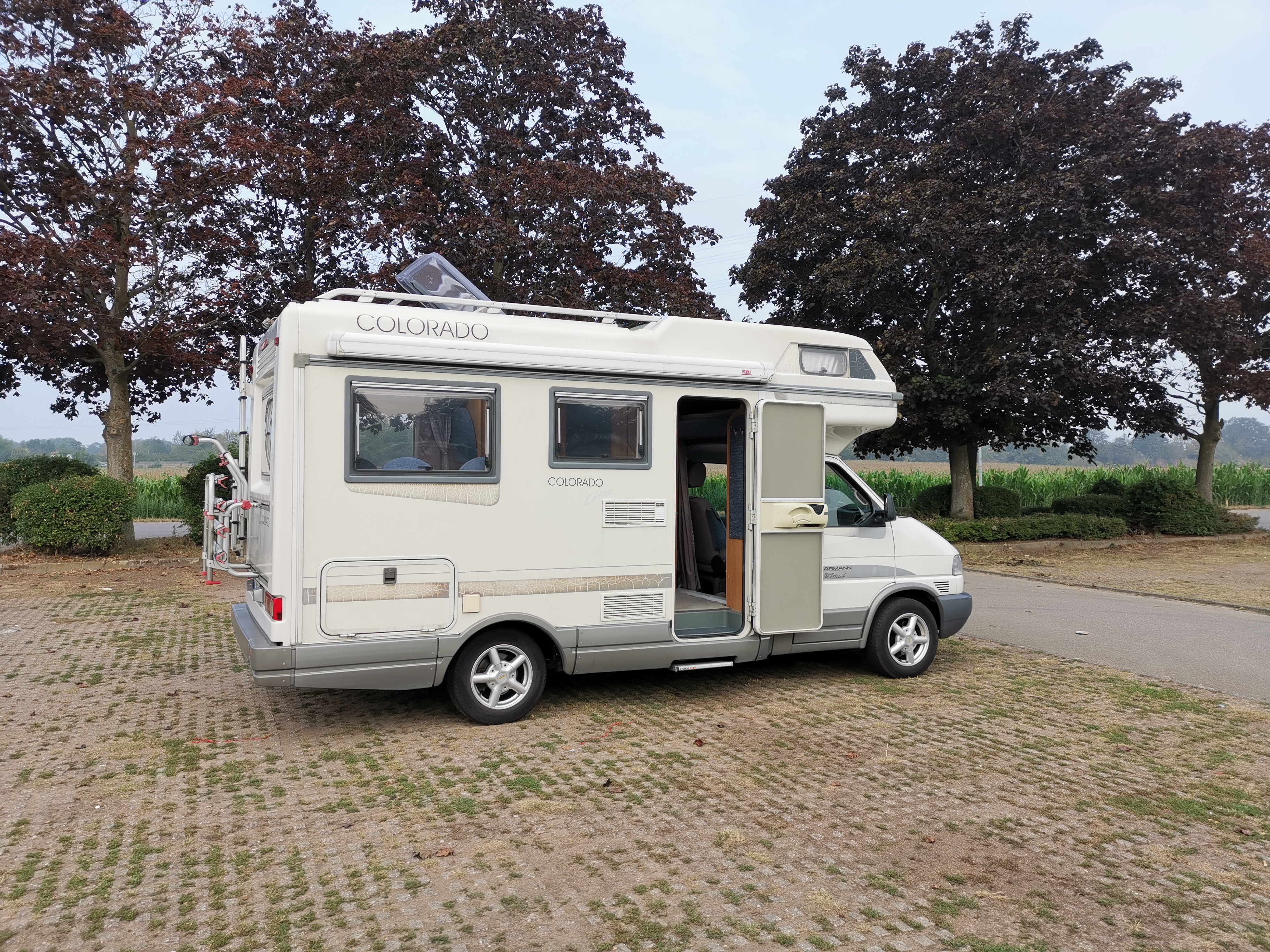 Seitenansicht Wohnmobil